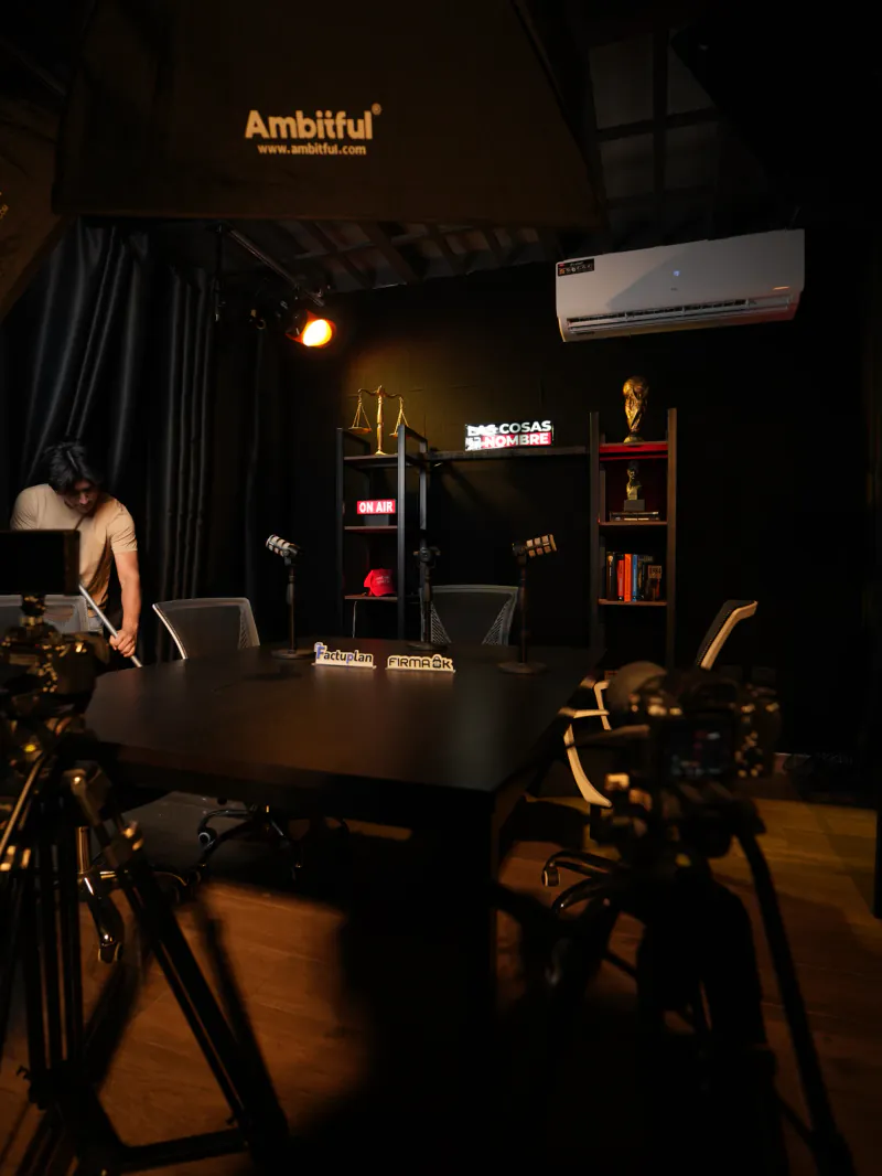 Estudio de La Jungla preparado para grabar